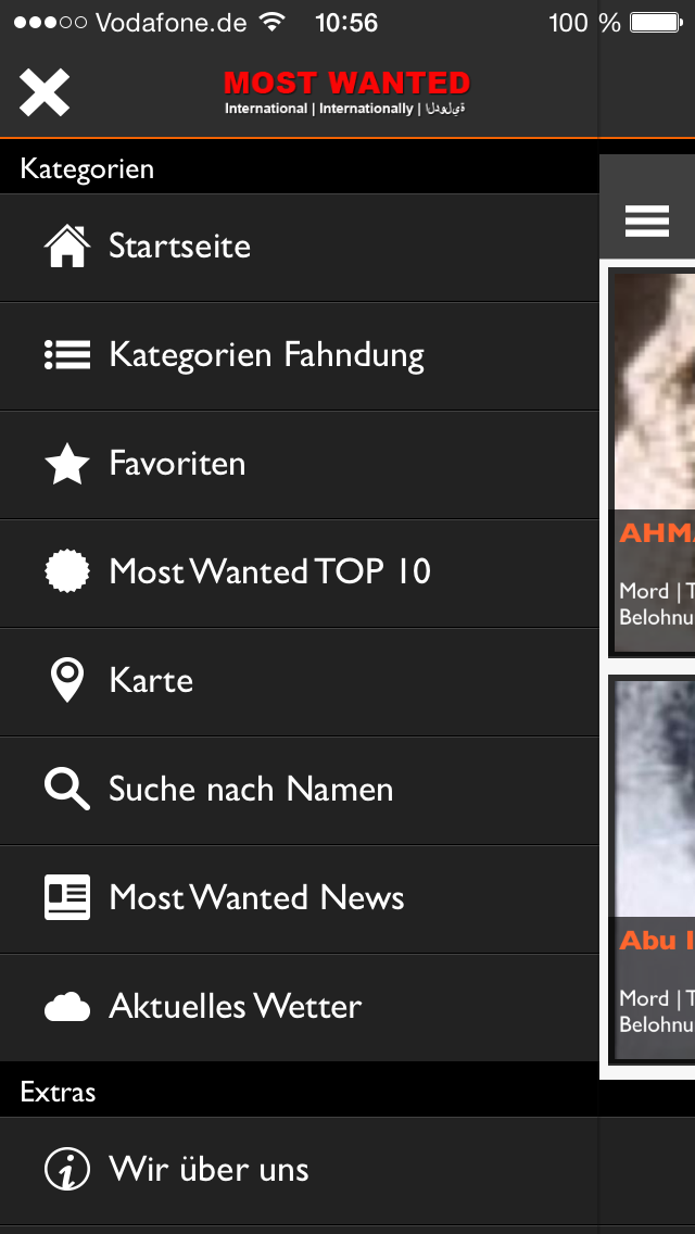 Most Wanted APP Fahndung